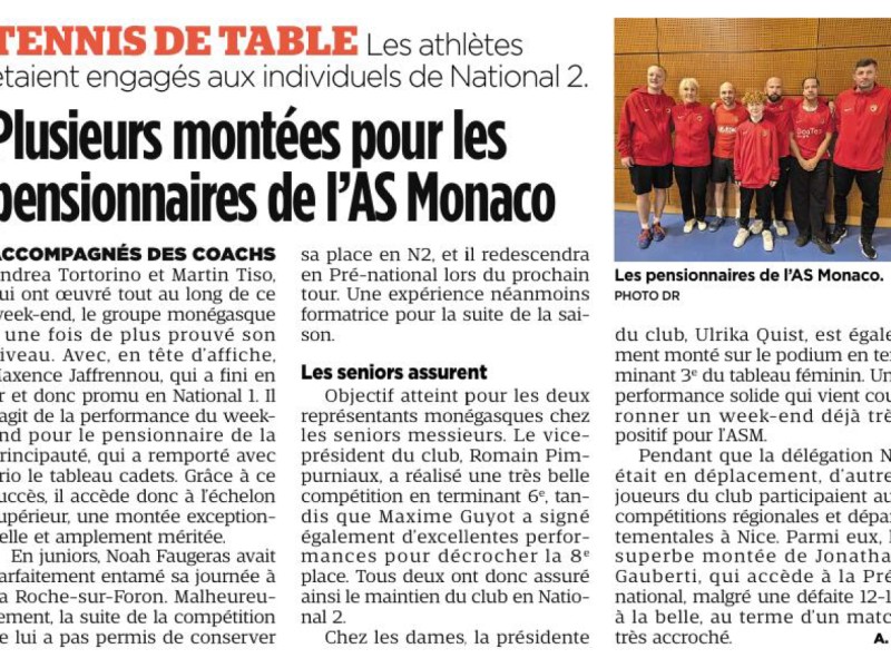 MONACO MATIN PRESSE